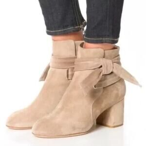 Rag & Bone Dalia Suede Bootie Natural Size 7.5
